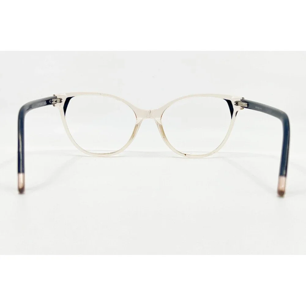 Wittnauer Remi Eyeglasses Frames Womens Clear Navy Cat Eye 52-16-135